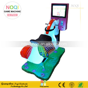NQK-V01 que funcionan con monedas máquina de <span class=keywords><strong>la</strong></span> diversión 3d caballo loco paseo del kiddie con video juego para los niños jugar - Product Image 3
