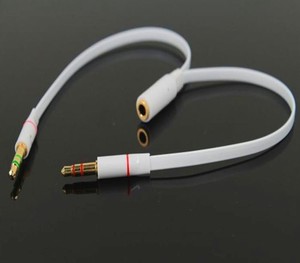 Adaptador de Audio Auxiliar 2 en 1 de 20 cm, <span class=keywords><strong>Conector</strong></span> de Auriculares 2 en 1, Adaptador de Micrófono de Audio de 3,5 <span class=keywords><strong>mm</strong></span>, Adaptador de 1 Macho a 2 Hembras - Product Image 6