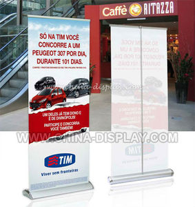 Vertical Exhibition Folding <strong>Pop</strong> <strong>up</strong> Banner Stand Roll <strong>up</strong> Banner Display - Product Image 2