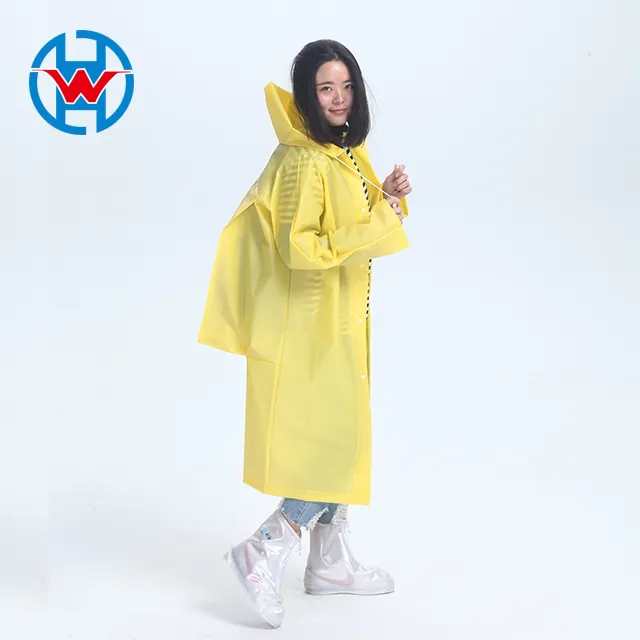 Áo Mưa Poncho Thời Trang Cho Người Lớn Và Nam Nữ Áo Mưa Dày Ba Lô Môi Trường EVA Áo Mưa Cho Người Lớn