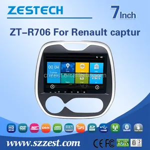 Dẫn đường vô tuyến xe hệ thống cho Renault Captur 7 inch đài phát thanh cd mp3 mp4 player giao diện video VUI VẺ car gps đài phát thanh BT