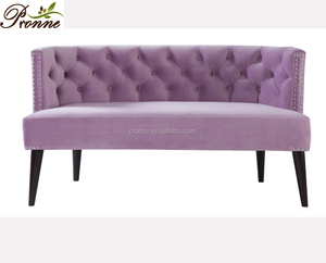 Divano <span class=keywords><strong>in</strong></span> Velluto <span class=keywords><strong>Rosa</strong></span> Baby per Sala d'Attesa <span class=keywords><strong>di</strong></span> Parrucchieri/Arredamento per Sala d'Attesa - Product Image 1