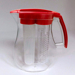 Jack giá trị jd1589 acrylic nhựa trái cây uống truyền trà đá Jug với trái cây ống lọc - Product Image 6