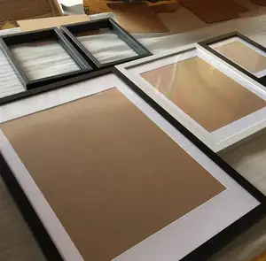 Grande galleria di decorazione della parete di legno foto/photo frame 16x20 20x26-nero, legno, bianco