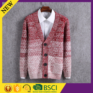 Broderie à manches longues nouveau design col roulé modèle mode hommes pull - Product Image 3
