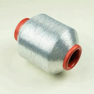 Silver fiber yarn Conductive yarn Silver coated nylon yarn