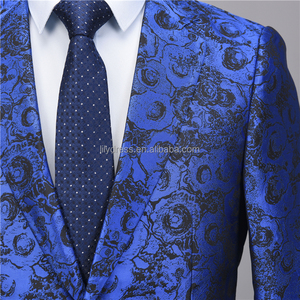 NA49 <span class=keywords><strong>Blazer</strong></span> Uomo Floreale, Completo da Uomo, Costume Homme, <span class=keywords><strong>Blazer</strong></span> Masculino, Abito da Matrimonio, <span class=keywords><strong>Blazer</strong></span> Slim Fit da Uomo, <span class=keywords><strong>Giacca</strong></span> Blu Royal con Pantalone - Product Image 4