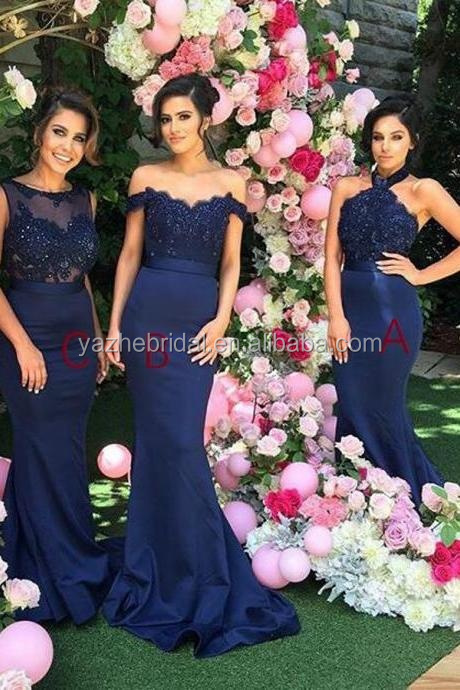 maxi plus size bridesmaid dress Plus Size Lace Bridesmaid Dress with Cap Sleeves- Bridelily main image 1