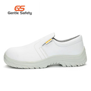 Zapatos de Seguridad Antideslizantes Blancos para la Industria Alimentaria, <span class=keywords><strong>sin</strong></span> <span class=keywords><strong>Cordones</strong></span>, para Cocina - Product Image 2