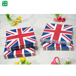 Santian ผ้าเช็ดปากเยื่อไม้แท้สีคุณภาพสูงกระดาษพิมพ์ลายสัตว์กระดาษค็อกเทลในสไตล์กระเป๋า - Product Image 3