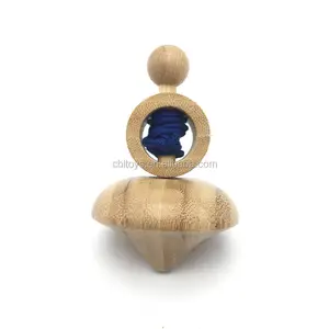 high quality bamboo spinning top mini spin top CBL3068