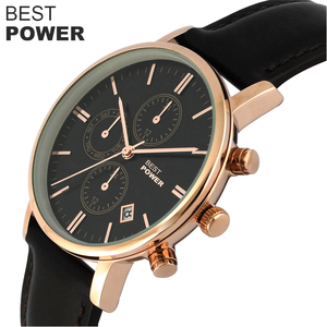 นาฬิกาข้อมือควอตซ์แฟชั่นผู้ชายสไตล์ตะวันตกแบบลำลอง ผลิตในจีน รับผลิตตามแบบ OEM - Product Image 5