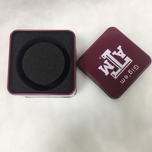 Boîte-cadeau de la Saint-Valentin Boîtes carrées en métal en fer blanc pour biscuits et chocolats Impression offset Boîte vide au design chic - Product Image 3