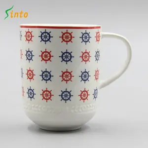 Juego de tazas personalizadas de cerámica para café y té, juego de tazas de seguridad alimentaria de China de hueso