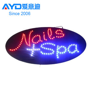 Vendita calda di alta qualità unghie Spa segno di ceretta LED elettronico LED segno aperto - Product Image 2