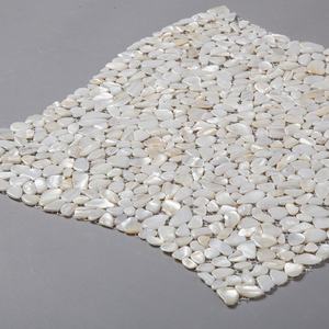 Secolo Mosaico Prezzo Poco Costoso Lucido <span class=keywords><strong>Perla</strong></span> Shell Mosaico di Piastrelle di Ghiaia - Product Image 3