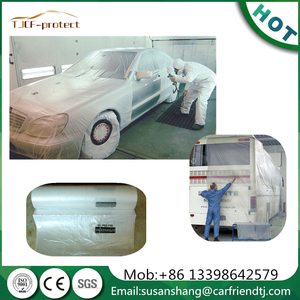 Hdpe plástico auto pintura de enmascaramiento película <span class=keywords><strong>sin</strong></span> soldadura se utiliza para la decoración del <span class=keywords><strong>hogar</strong></span> - Product Image 2