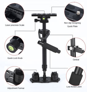 Massa S60 kamera Digital, penstabil perekaman Video dengan paduan aluminium kompatibel dengan UNTUK Canon Nikon Fuji Sony - Product Image 4