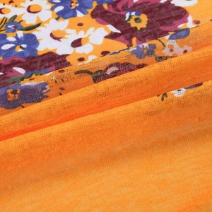 100% polyester doris orange <span class=keywords><strong>robe</strong></span> de mode petit imprimé jacquard tissu - Product Image 2
