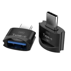 EONLINE Adaptor USB Tipe C, Konverter Tipe-c Adaptor OTG untuk Samsung S8, MacBook Seri USB Ke Tipe C, OTG, Mikro Usb Beradaptasi