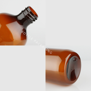 Bán Sỉ Nhà Sản Xuất Hộp Đựng Dầu Gội Nhựa PET Pcr Tốt Nhất 2023 Chai Dầu Gội Màu Hổ Phách Màu Nude Sử Dụng Một Lần 450Ml Sản Phẩm Dành Cho Tóc - Product Image 4