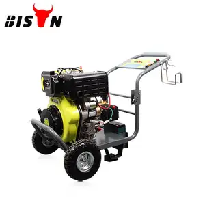 Taizhou Bison 3600 psi Hot Cold Water Pressure Washers Portable Diesel Pressure Washer