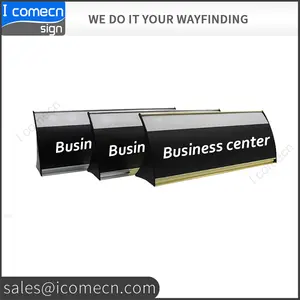 Sign Holder Engraved Rigid Plastic Nameplate Sign Holder