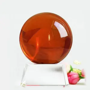 Groothandel Kleurrijke Glazen Bal Voor Souvenir Geschenken Fotografie Tool Magic Crystal Ball Fengshui Home Decor