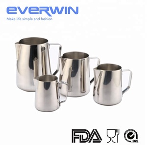 <span class=keywords><strong>Pichet</strong></span> à mousser le <span class=keywords><strong>lait</strong></span>, Tasse à mousseur à <span class=keywords><strong>lait</strong></span> en acier inoxydable, <span class=keywords><strong>Pichet</strong></span> à vapeur pour expresso - Product Image 2