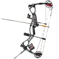 JUNXING Black Hunting Shooting Bow Set M122 Caesar Compound Bow for Human Outdoor Hunting China Archery Set