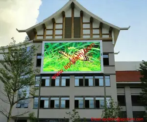 commercial advertising AD street road side video P16 big TV led