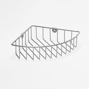 Single Tier <b>Wire</b> <b>Wall</b> Mounted Corner Shelf - Product Image 1