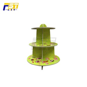 3 cartón Tier papel soporte de la torta para el cumpleaños y la boda partido - Product Image 2