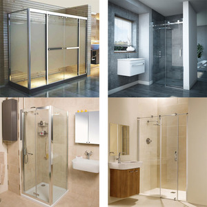 Puerta de <span class=keywords><strong>Ducha</strong></span> de Vidrio sin Marco de 10 mm de Espesor, Puerta Interior de Vidrio para <span class=keywords><strong>Ducha</strong></span> - Product Image 6