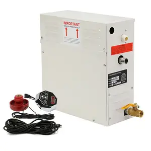 6kw220V Steam Generator Sauna Bath Steamer untuk Home SPA Shower dengan Pengontrol Suhu dan Waktu Digital