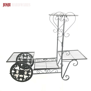 Big Size Tall Auto Vorm <span class=keywords><strong>Plant</strong></span> <span class=keywords><strong>Pot</strong></span> Houder Wielen Stands Voor Bloempot - Product Image 3