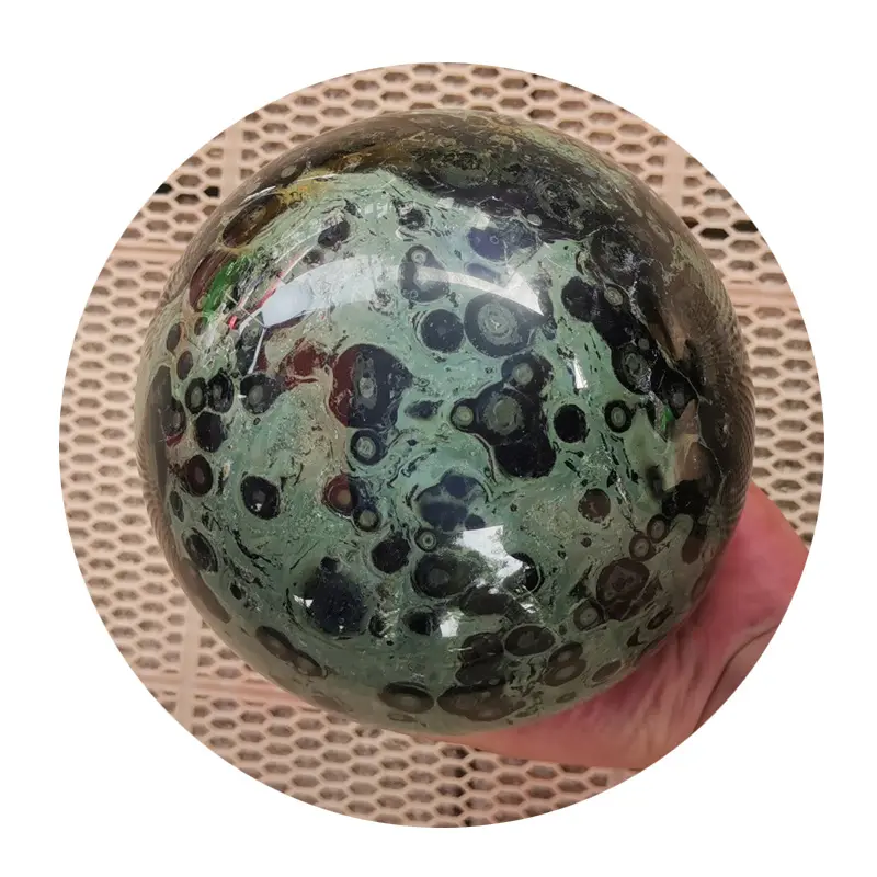 थोक उच्च गुणवत्ता प्राकृतिक मैलाकाइट क्रिस्टल क्षेत्र गेंद पॉलिश चमकदार क्वार्ट्ज के लिए सजावट