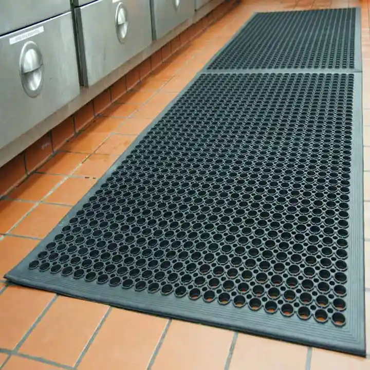 Heavy Duty Water Drain Chef BBQ Grill Sink Rubber Kitchen Floor
