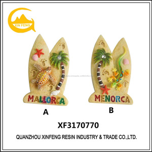 Vue <span class=keywords><strong>sur</strong></span> la <span class=keywords><strong>mer</strong></span> 3 couleurs poissons forme réfrigérateur décoration personnalisé réfrigérateur de résine aimant - Product Image 4
