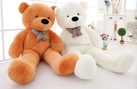 Échantillon gratuit 120cm/47'' Jouet géant, poupée en peluche, ours en peluche blanc, peluche douce, cadeau pour enfants/ours en peluche blanc géant