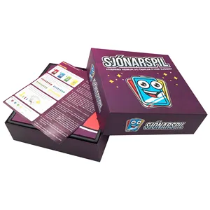 उच्च गुणवत्ता वाले गोल्डन आपूर्तिकर्ता मूल्य विभिन्न विशिष्टताएं कम कीमत वाले टोकन गेम कार्ड क्वाड फोल्ड बोर्ड गेम