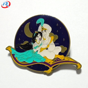 Phổ biến kim loại ve áo Pin Top bán Made cứng men ve áo pins huy hiệu - Product Image 4