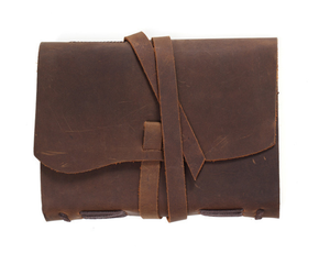 แฮนด์เมดวินเทจหนังแท้ A5ไดอารี่นักเดินทางไดอารี่บันทึกการเขียนโน๊ตบุ๊ค - Product Image 4