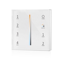 Skydance T22 4 zones RF sans fil verre écran tactile contrôleur KNX mur télécommande interrupteur maison intelligente LED gradateur