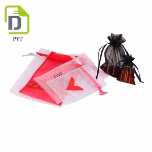 2017 <span class=keywords><strong>Amazon</strong></span> venta Caliente de la buena calidad del lazo de organza bolsas de regalo - Product Image 2