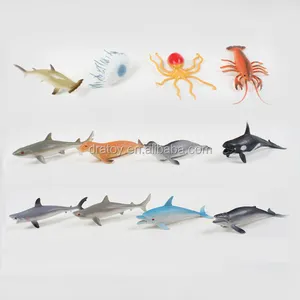 Оптовая продажа, новые модели морских аквариумных животных, мини-модели морских животных, игрушки из ПВХ, океанские животные