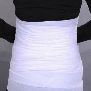 Bandeau de compression post-partum en gaze double épaisseur en coton Staylace, corset, bandage, gaine - Product Image 4