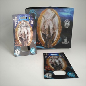 3D-Effekt Pille Medizin für Männer Verpackungs karte Rhino Black Panther Blister Verpackung Display Box - Product Image 6