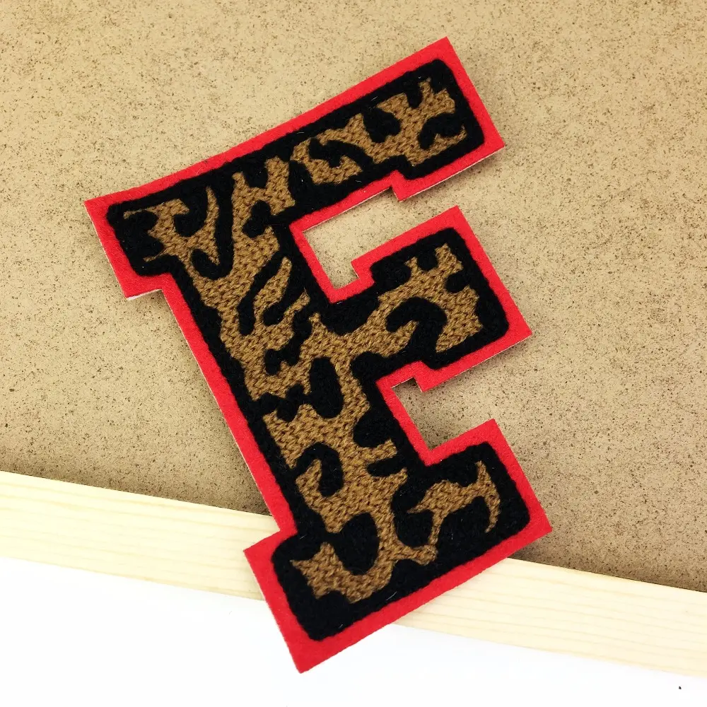 Goedkope Custom Chenille Letters Patches Voor Verkoop