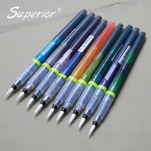 Üstün yeni ürünler boya fırçası mürekkep kalem 10 renk japonya naylon ucu